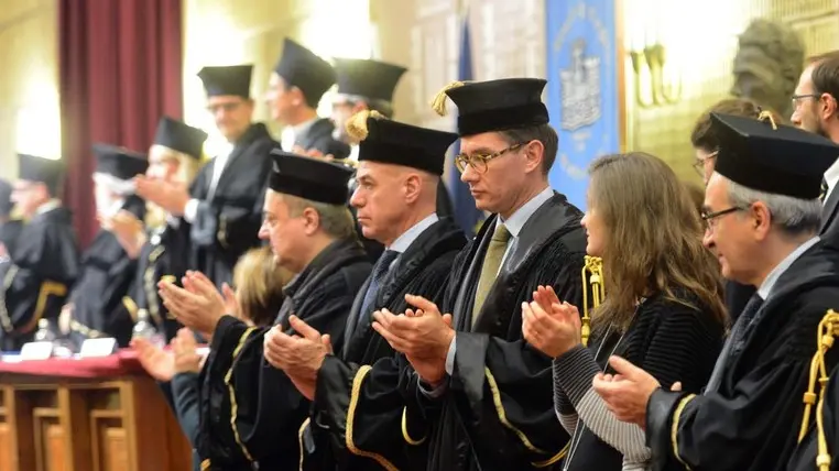 Foto Bruni Trieste 05.12.16 Università-apertura dell'anno Accademico-il rettore Fermeglia