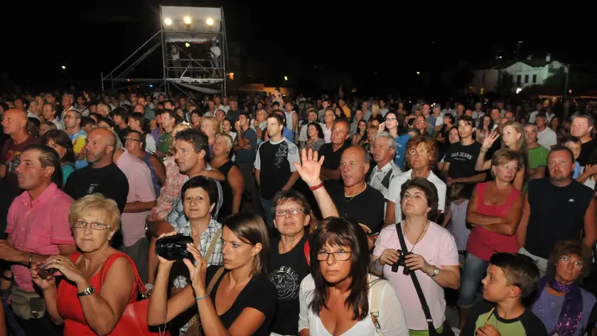Il festivalshow nel 2010 il piazzale Casa Rossa di Gorizia