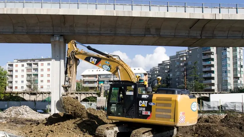 Il cantiere del nuovo depuratore