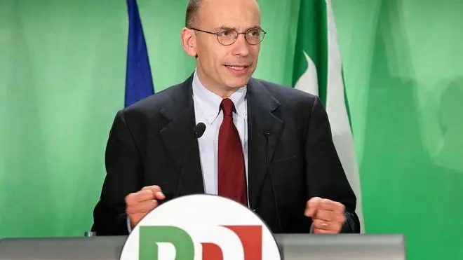 Italian Prime Minister Enrico Letta delivers his speech during the national assembly of the Democratic Party (PD) in Rome, Italy, 11 May 2013 ANSA/ALESSANDRO DI MEO