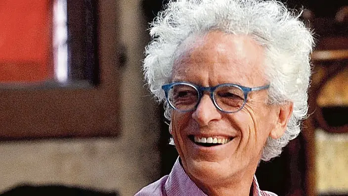 Federico Rampini viene premiato a èStoria domenica a Gorizia. Foto Roberto Serra / Iguana