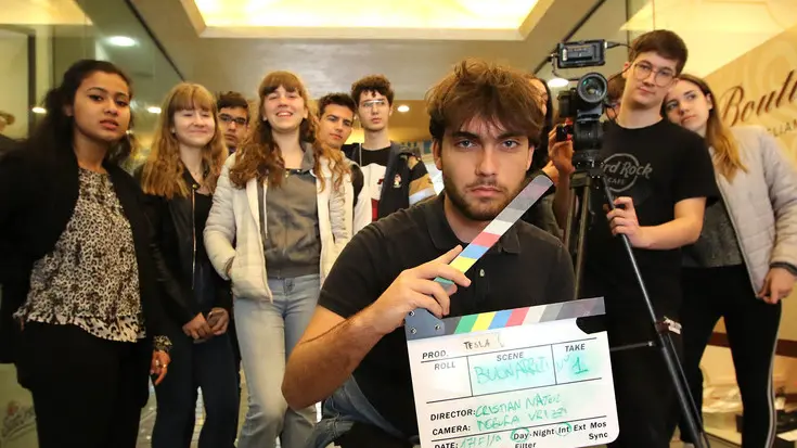Bonaventura Monfalcone-17.05.2019 Riprese-Nuovo film Liceo scientifico-Monfalcone-foto di Katia Bonaventura