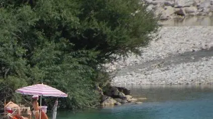 Bumbaca Gorizia 13.07.2013 Gradisca spiaggia Isonzo beacha Fotografia di Pierluigi Bumbaca