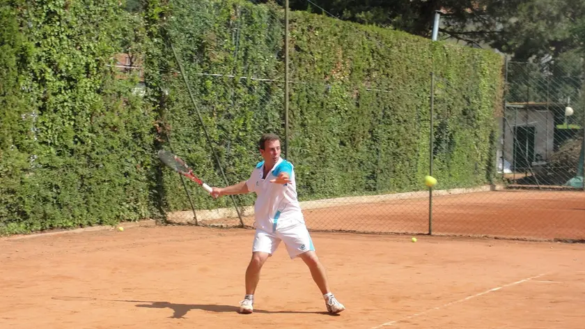 Il tennista Piero Rizzotti