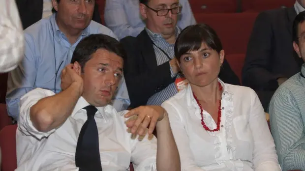 Debora Serracchiani con Matteo Renzi