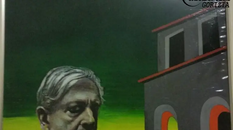 Il finto dipinto di De Chirico