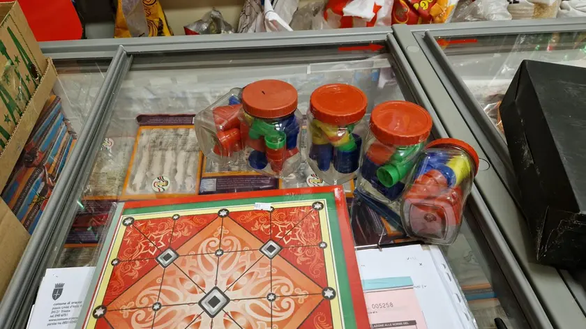 I giochi sequestrati dalla polizia locale