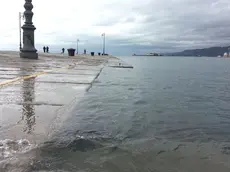 Acqua alta a Trieste