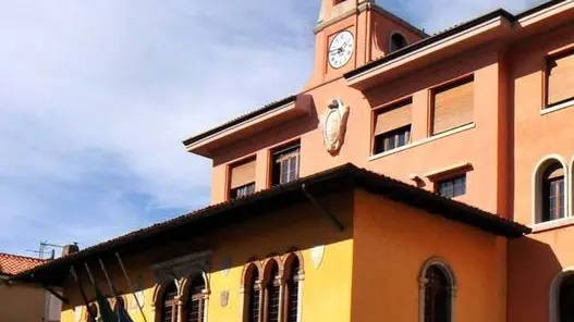 Foto BRUNI TRieste 15 03 10 Muggia:il centro-il Municipio