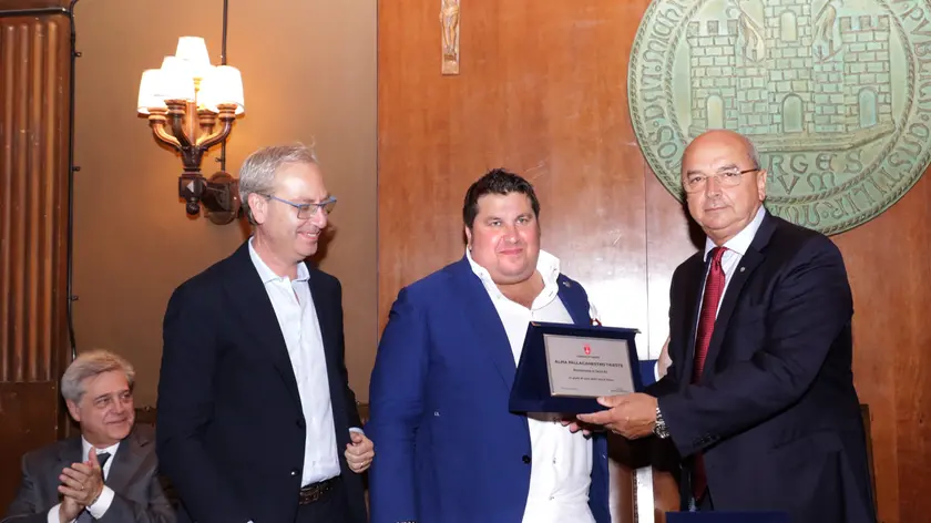 Gianluca Mauro, Luigi Scavone e il sindaco Roberto Dipiazza