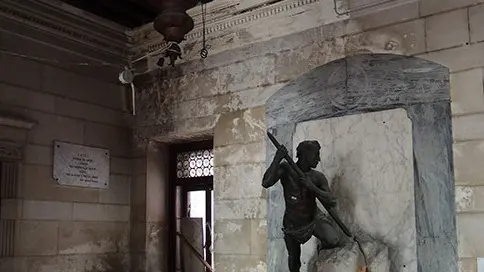 Uno degli interni di Palazzo Artelli