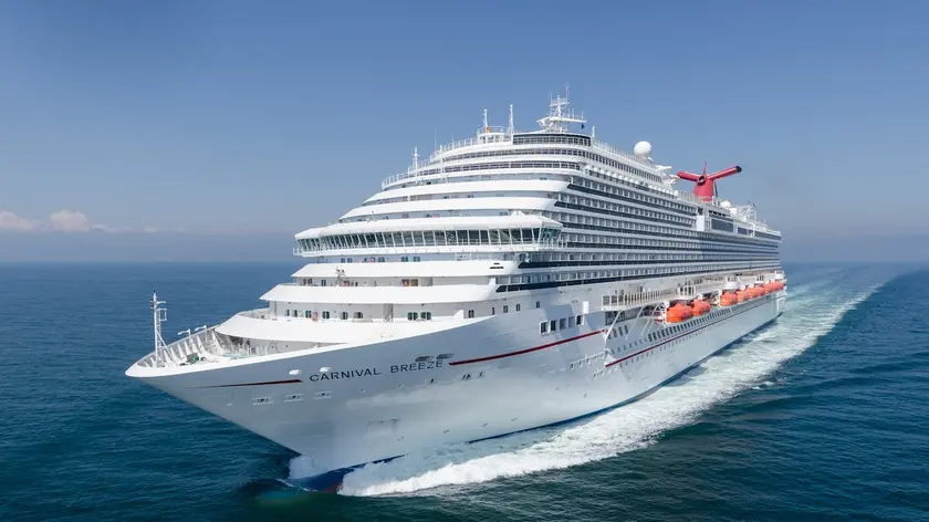 Carnival Breeze, l'ultimo colosso Fincantieri consegnato per Carnival Cruise Line nel 2012