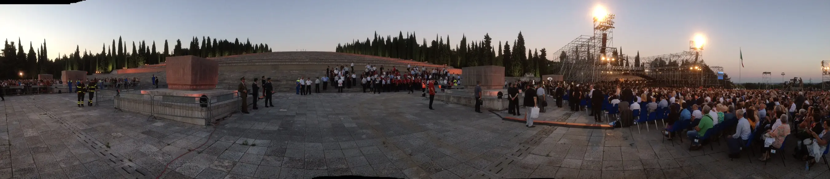 Una panoramica del concerto di ieri sera (Marega)