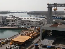 Bonaventura Monfalcone-28.03.2018 Fincantieri dall'alto-Monfalcone-foto di Katia Bonaventura