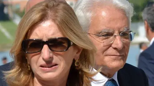 Mattarella con la figlia Laura. INTERPRESS/GF.TAGLIAPIETRA