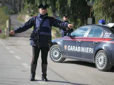 Un posto di blocco dei carabinieri