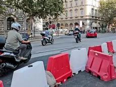 Silvano Trieste 2018-08-30 Via Carducci angolo via Milano, viabilita' variata