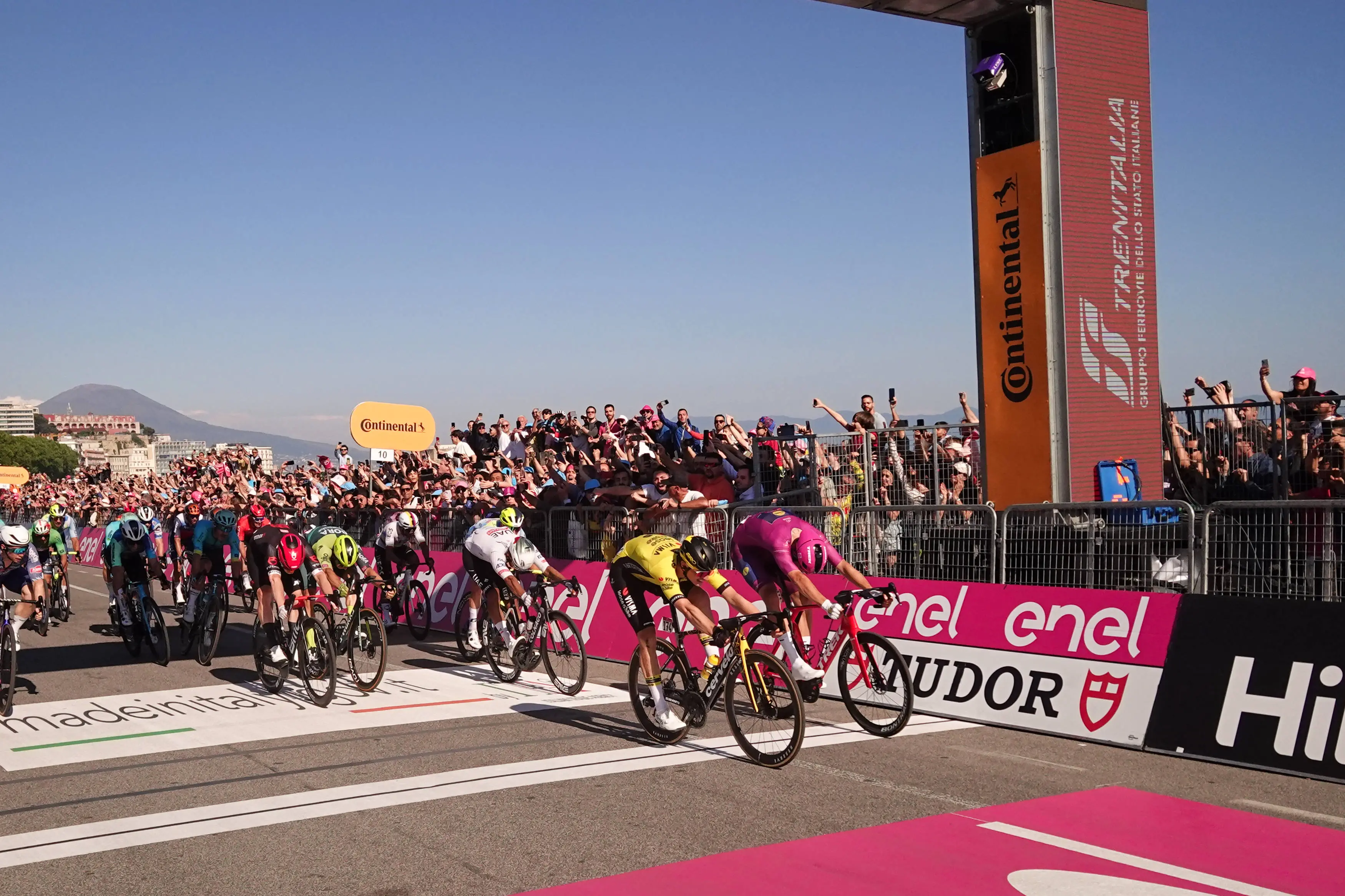 during the stage 9 of the of the Giro d'Italia from Avezzano to Napoli, 12 May 2024 Italy. (Photo by Massimo Paolone/Lapresse)