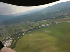 Il sedime aeroportuale fotografato da un velivolo