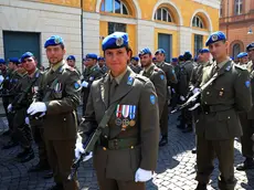 Un momento della sflata conclusiva di un'edizione del raduno dei fanti di qualche anno fa