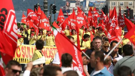 Lasorte Trieste 25/06/10 - Corteo, Manifestazione, CGIL