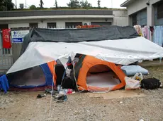 Si ingrandisce la tendopoli tra il quartiere fieristico e l'Isonzo (Marega)