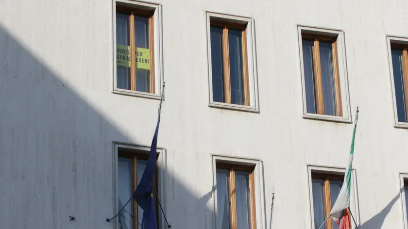 Lasorte Trieste 21/06/19 - Piazza Oberdan, Consiglio Regionale, Bandiera per Regeni