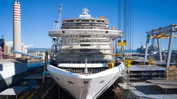 Crociere: Msc-Fincantieri, celebrato float out di Seashore