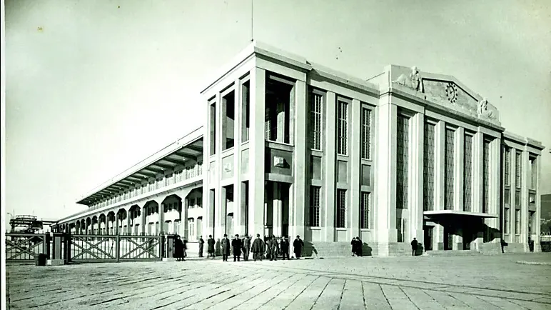 La Stazione marittima di Nordio in una foto d’epoca