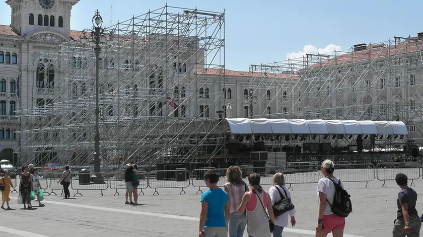 Lasorte Trieste 28/06/14 - Piazza Unità, Palco Carmina Burana
