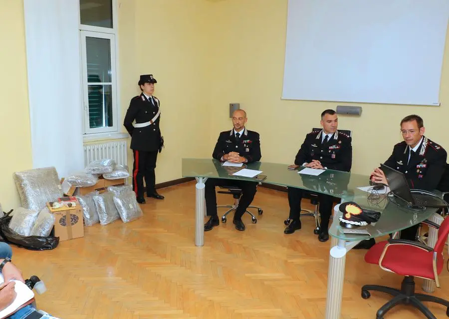 Lasorte Trieste 31/05/17 - Via dell'Istria, Comando Carabinieri, Conf Stampa