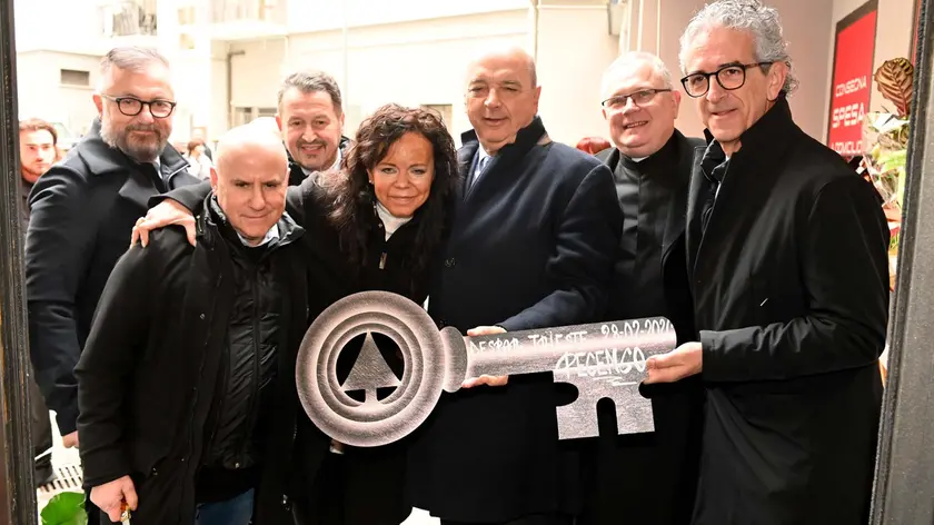 L’inaugurazione di ieri alla presenza del sindaco Dipiazza. Foto Bruni