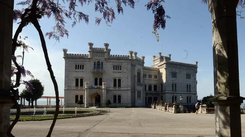 Foto BRUNI 13.04.16 Parco di Miramare:in corso i lavori di ammodernamento