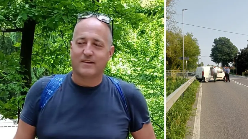 Andrea Sulli e il luogo dell'incidente