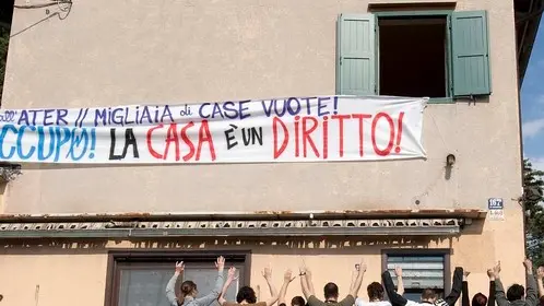 Silvano Trieste 16/04/2013 Occupazione da parte degli autonomi, in via Commerciale 163