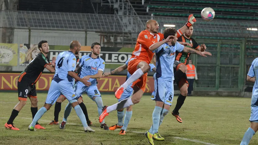 Interpress\M.Tagliapietra Venezia 20.12.2013.- Calcio Venezia\albinoleffe.
