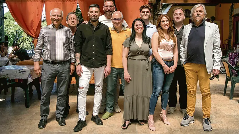 il bancario Ciro De Simone Sorrentino e la sua lista Per San Canzian (Foto Bonaventura)