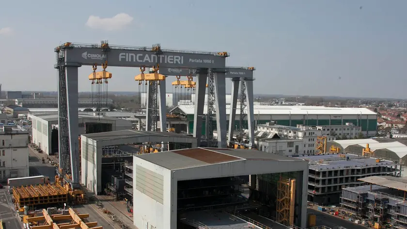Bonaventura Monfalcone-28.03.2018 Fincantieri dall'alto-Monfalcone-foto di Katia Bonaventura