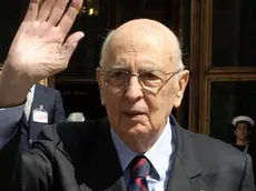 Il presidente Giorgio Napolitano in una foto d'archivio del 12 aprile 2012. ANSA/ UFFICIO PER LA STAMPA E LA COMUNICAZIONE DELLA PRESIDENZA DELLA REPUBBLICA/ PAOLO GIANDOTTI ++ HO - NO SALES - EDITORIAL USE ONLY ++