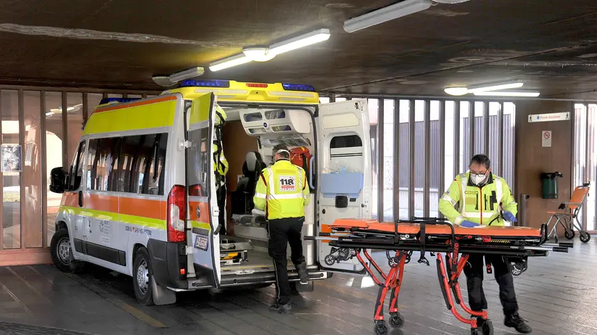 Udine 26 gennaio 2022 Pronto Soccorso ©Foto Petrussi