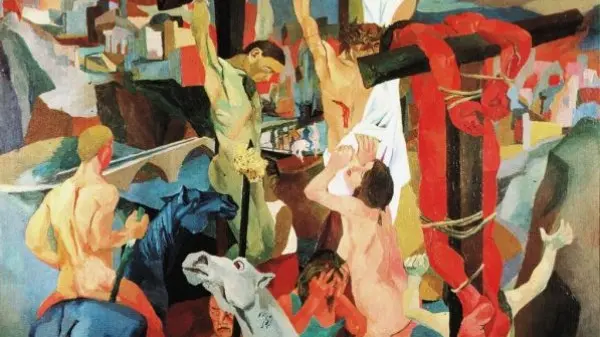 “Crocifissione” di Renato Guttuso, 1941, Galleria nazionale d’arte moderna di Roma