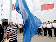 Una cerimonia per la Bandiera Blu a Grado