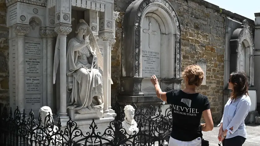 Foto BRUNI Trieste 21.06.21 Cimitero serbo: i nuovi restauri