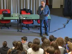 Filippo Giorgi alla scuola Addobbati. Foto Bruni.