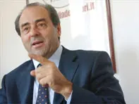 Il ministro per le Infrastrutture Antonio Di Pietro