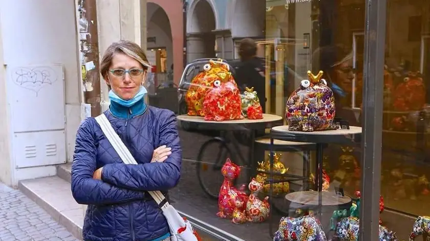 Liliana Resinovich in una foto scattata dal marito Sebastiano Visintin