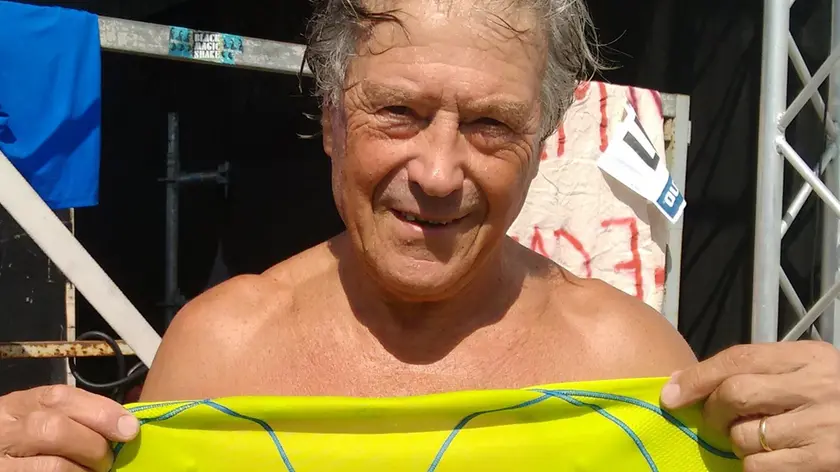Claudio Sterpin in posa durante l’edizione 2016