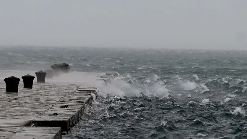 Il maltempo dei giorni scorsi a Trieste. Foto di Francesco Bruni