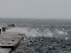 Il maltempo dei giorni scorsi a Trieste. Foto di Francesco Bruni