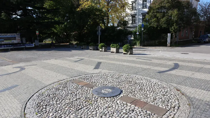 Il piazzale della Transalpina a Gorizia (Bumbaca)